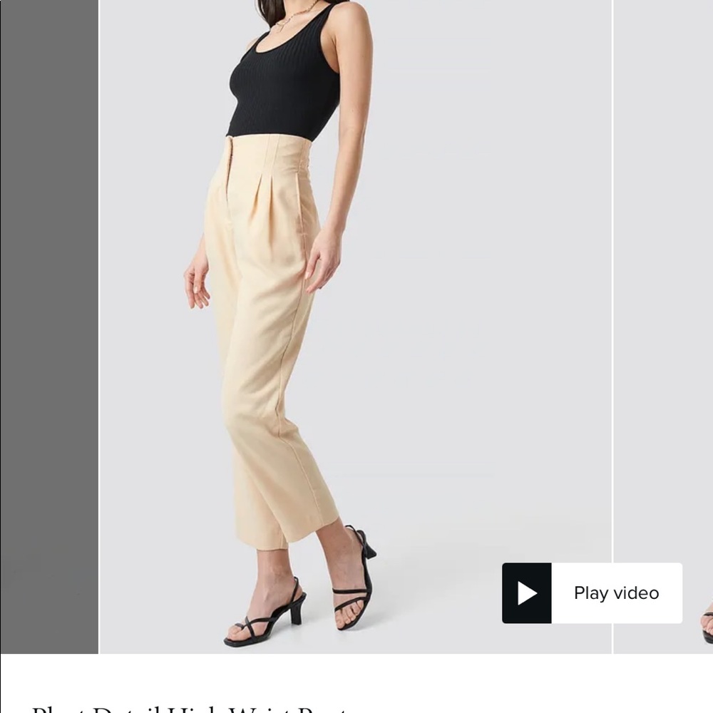 Beige Pants